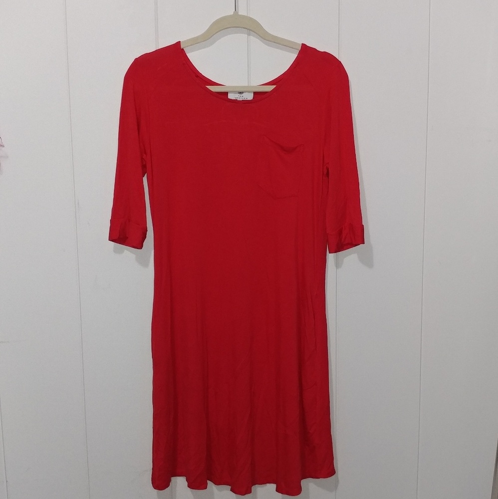 Ten Tomorrow red pocket swing dress